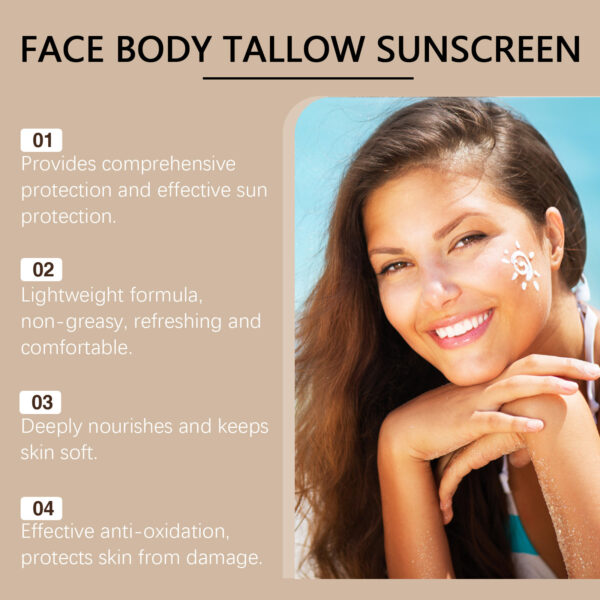 Refreshing Texture Not Oily Moisturizing And Caring Skin Isolation UV Protection Butter Protective Cream - Image 3