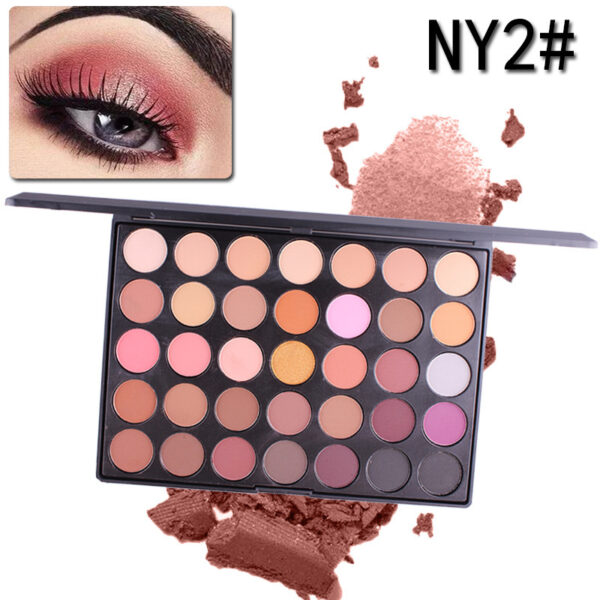 New 35 Colors of Shimmer Matte Shadow Eyeshadow Palette - The Palette B - Image 4