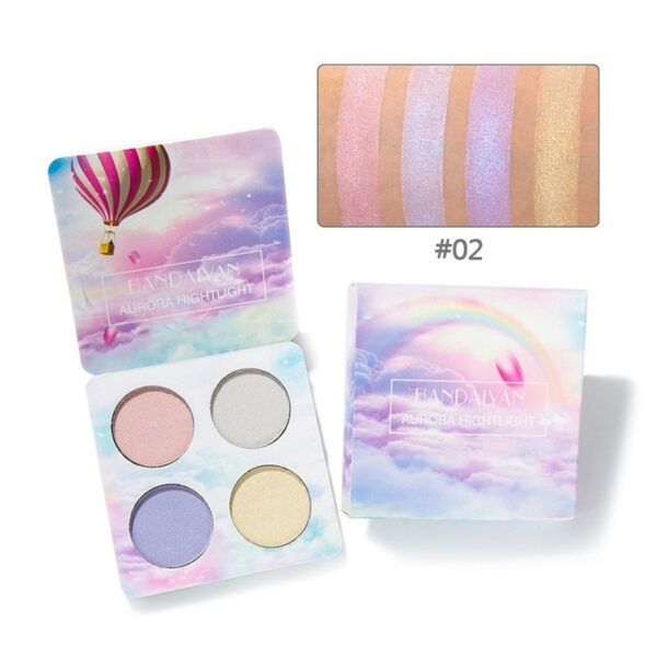 Palette Matte Eyeshadow Pallete Glitter Powder Eye Shadow Earth Shadow Brush Set - Image 9