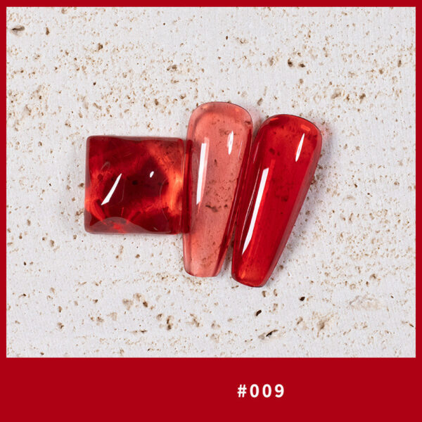 9 Colors Amber Set UV Gel Nail Polish Ice Penetration Soak Off Shining - Image 6