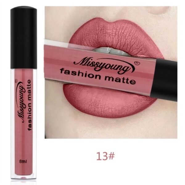 Lip Gloss Liquid Lipstick Non-Stick Cup Matte Makeup Llipstick - Image 6