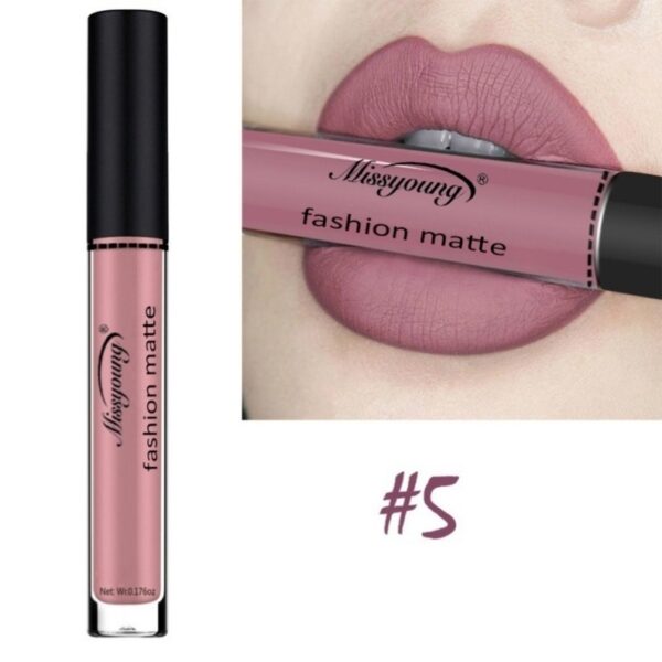 Lip Gloss Liquid Lipstick Non-Stick Cup Matte Makeup Llipstick - Image 7