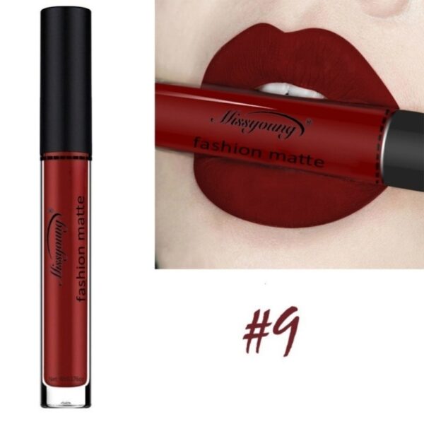 Lip Gloss Liquid Lipstick Non-Stick Cup Matte Makeup Llipstick - Image 3