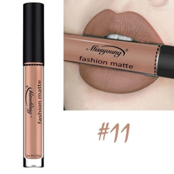 Lip Gloss Liquid Lipstick Non-Stick Cup Matte Makeup Llipstick - Image 9