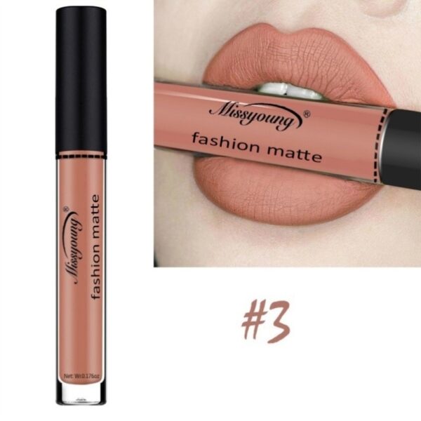 Lip Gloss Liquid Lipstick Non-Stick Cup Matte Makeup Llipstick - Image 10