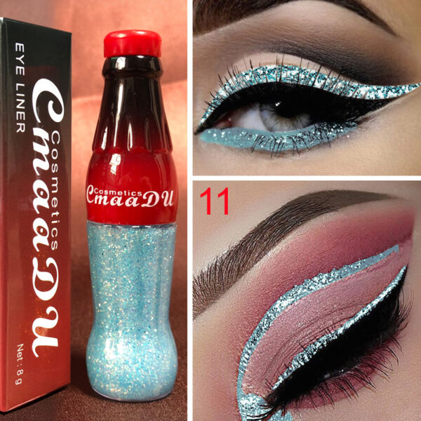 Color Eyeliner Glitter Pencil Women Party Smoky Sexy Eyes Liner Diamond Shining Glitter Eyeliner Makeup Cosmetics Beauty - Image 6