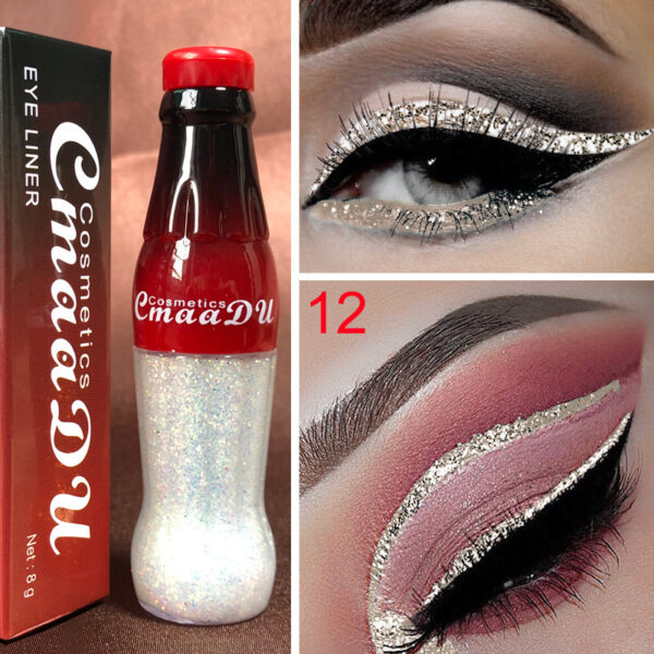 Color Eyeliner Glitter Pencil Women Party Smoky Sexy Eyes Liner Diamond Shining Glitter Eyeliner Makeup Cosmetics Beauty - Image 7
