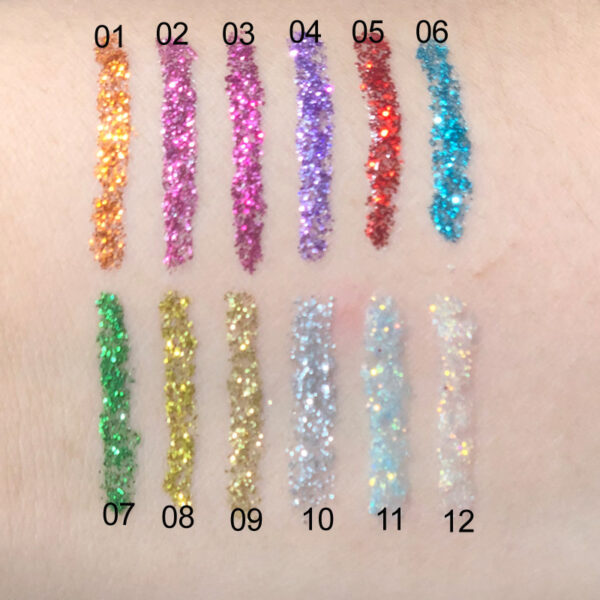 Color Eyeliner Glitter Pencil Women Party Smoky Sexy Eyes Liner Diamond Shining Glitter Eyeliner Makeup Cosmetics Beauty - Image 4