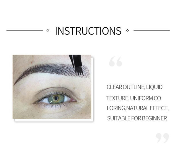 Four-head Eyebrow Pencil Liquid Eyebrow Pencil Tattoo Eyebrow Pencil Eyebrow Pencil 4-head Eyebrow Pencil Four-jaw Eyebrow Pencil - Image 10