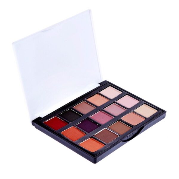 Palette Matte Eyeshadow Pallete Glitter Powder Eye Shadow Earth Shadow Brush Set - Image 7