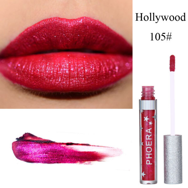 Moisturizing Candy Color Lip Gloss Waterproof Glitter Liquid Lipstick Long Lasting Makeup Lipstick - Image 5