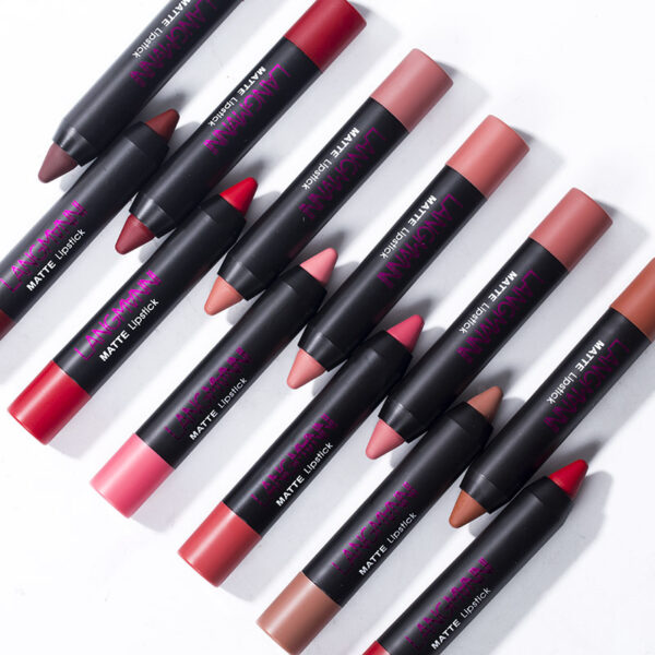 Non-Stick Cup Matte Lipstick And Lip Gloss Set - Image 3
