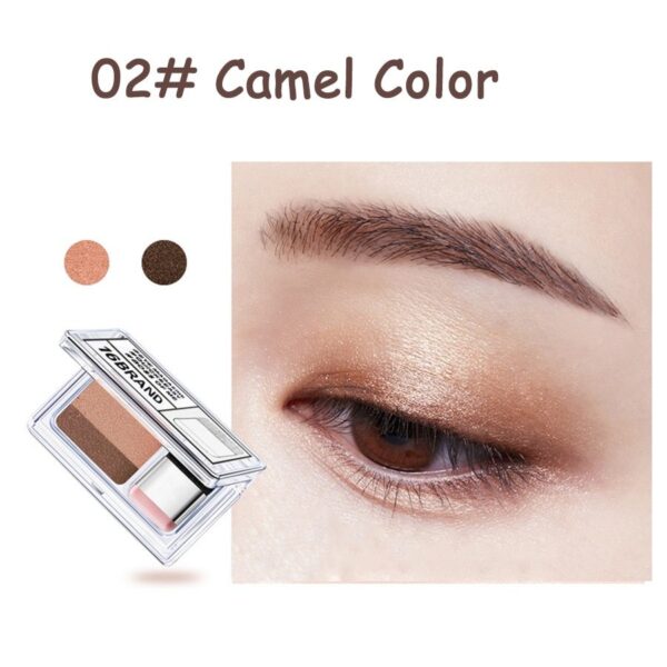 LAIKOU Double Color Eye Shadow Makeup Palette Glitter Palette Eyeshadow Pallete Waterproof Glitter Eyeshadow Shimmer Cosmetics - Image 4