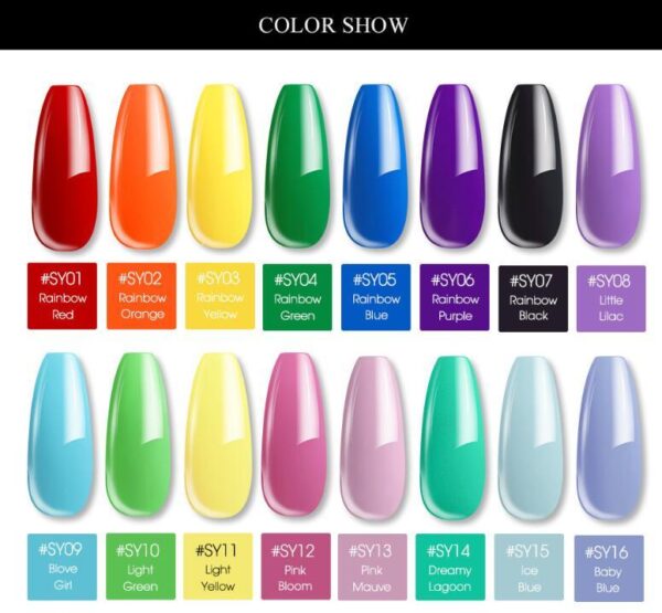 15g nail colored crystal extension glue - Image 6