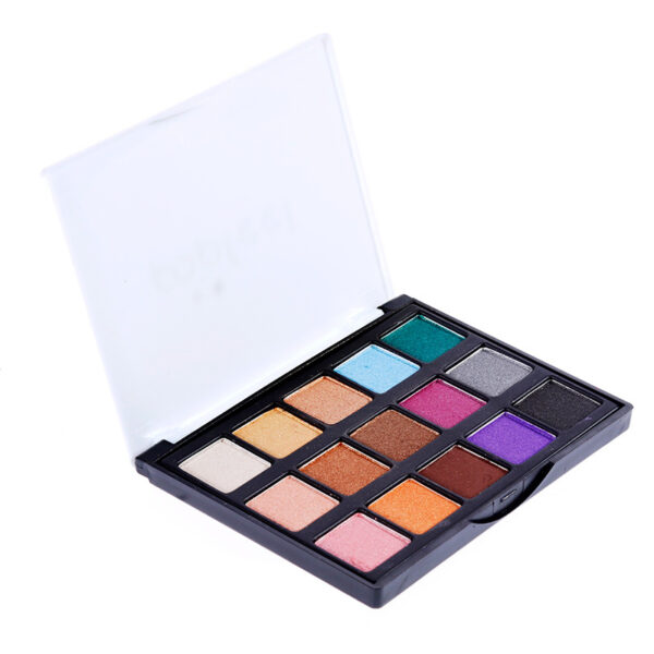Palette Matte Eyeshadow Pallete Glitter Powder Eye Shadow Earth Shadow Brush Set - Image 6