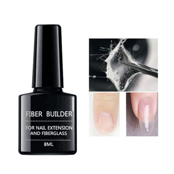 Fiber Bulider Nail Gel Quick Building Repair Broken Nails Soak Off UV Gel - Image 2