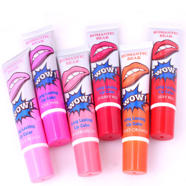 Amazing 6 Colors Peel Off Liquid Lipstick Waterproof Long Lasting Lip Gloss Mask Moisturizer Makeup Tear Pull Lip Lint Cosmetic - Image 4