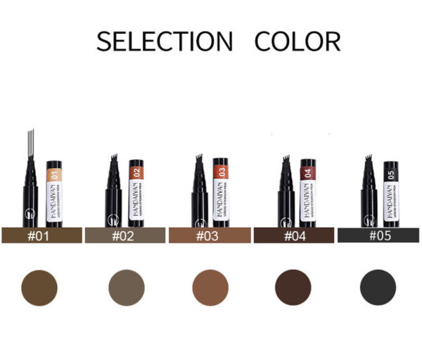 Four-head Eyebrow Pencil Liquid Eyebrow Pencil Tattoo Eyebrow Pencil Eyebrow Pencil 4-head Eyebrow Pencil Four-jaw Eyebrow Pencil - Image 8