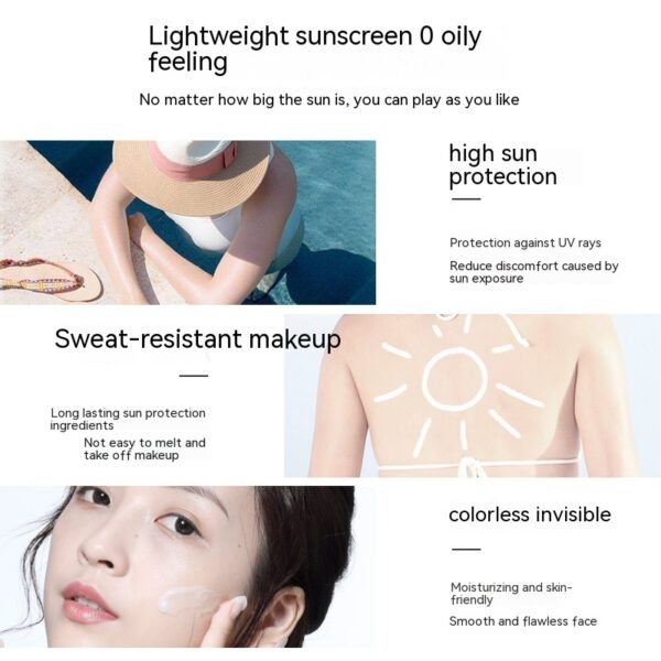 Little Golden Bottle Sunscreen Face UV Protection Concealer Refreshing White Tender Female - Image 4