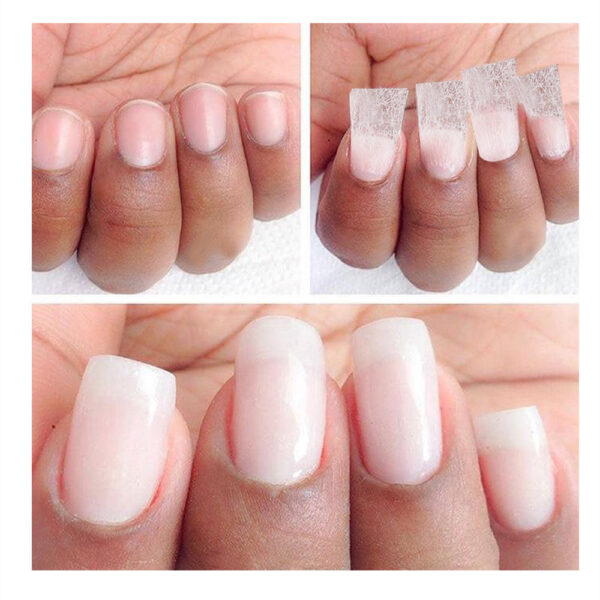 Nail Extension Fiber Set Nail Extension Gel Repair Liquid Paper-free Support Sheet - Image 6