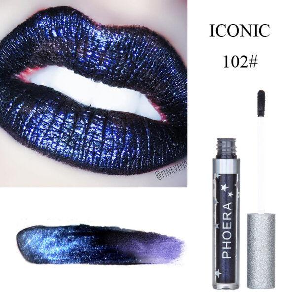 Moisturizing Candy Color Lip Gloss Waterproof Glitter Liquid Lipstick Long Lasting Makeup Lipstick - Image 2