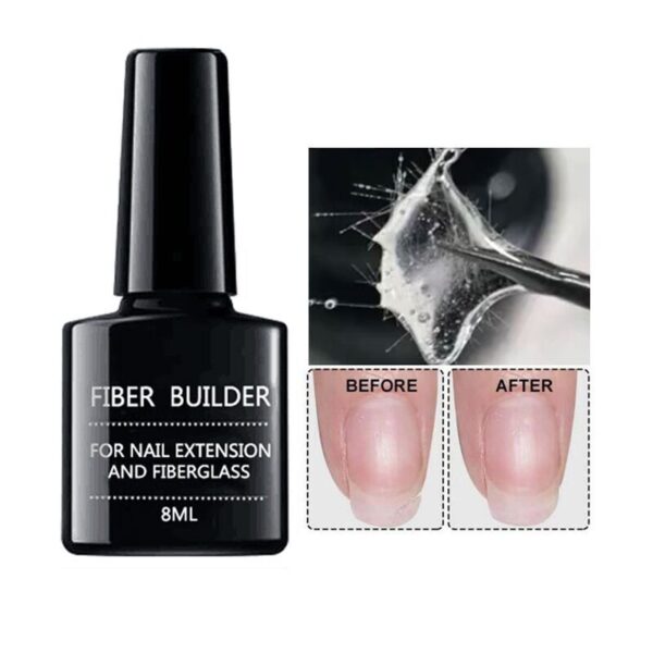 Fiber Bulider Nail Gel Quick Building Repair Broken Nails Soak Off UV Gel - Image 3