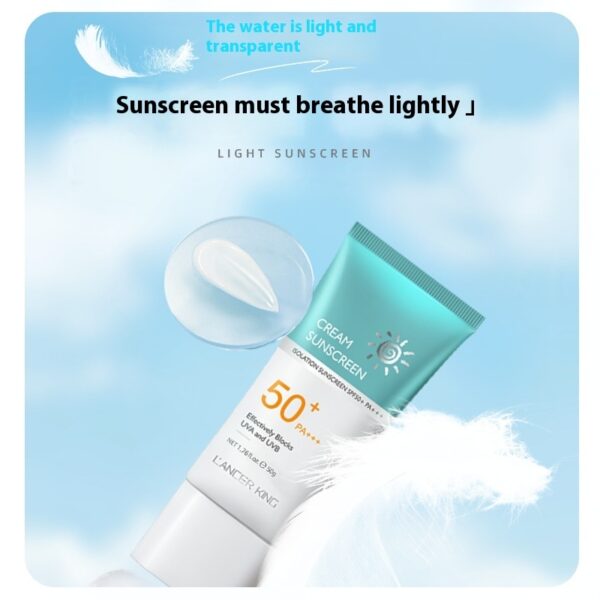No Fake White Refreshing Sun Protection Full Body Face Women's Isolation Sunscreen Lotion - Image 4