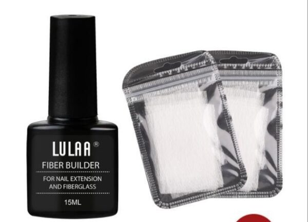 Nail Extension Fiber Set Nail Extension Gel Repair Liquid Paper-free Support Sheet - Image 3