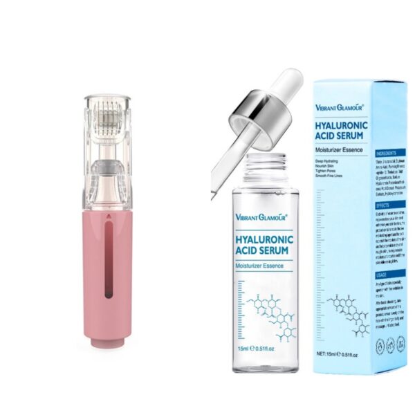 3 In 1 Lip Care Roller Needle Roller Lip Roller Beard Growth Roller Beard Hair Growth Roller Beard Treatment & Serum Applicant - Image 5