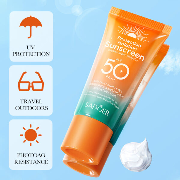 Double Tube Multi-Effect Repair Isolation Sunscreen - Image 2