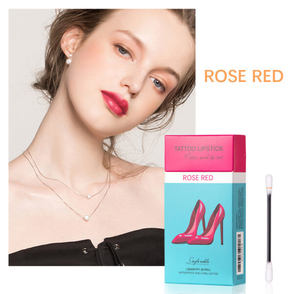 20 Pcs Set Cotton Swab Lipsticks For Outdoor Portable Lipsticks Cosmetics Waterproof Case Lasting Long Cigarette Liquid Lipstick - Image 5