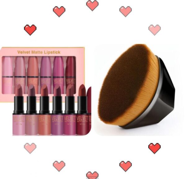 Bullet Matte Lipstick Set Matte Waterproof - Image 6