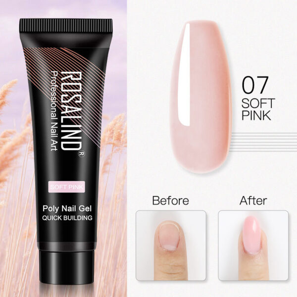 ROSALIND Manicure Extended Glue 15ml Crystal UV - Image 8